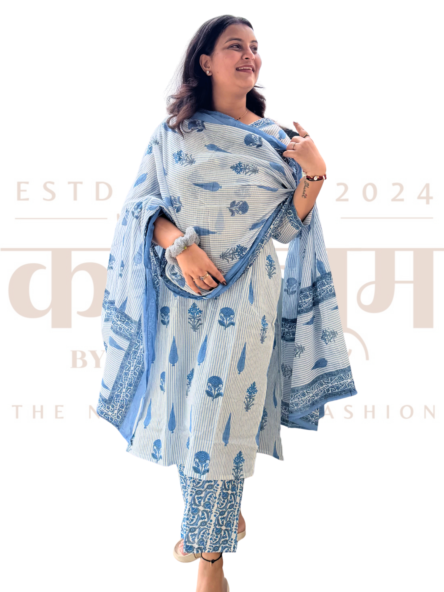 NEELANJALI – Cotton Printed Suit Set