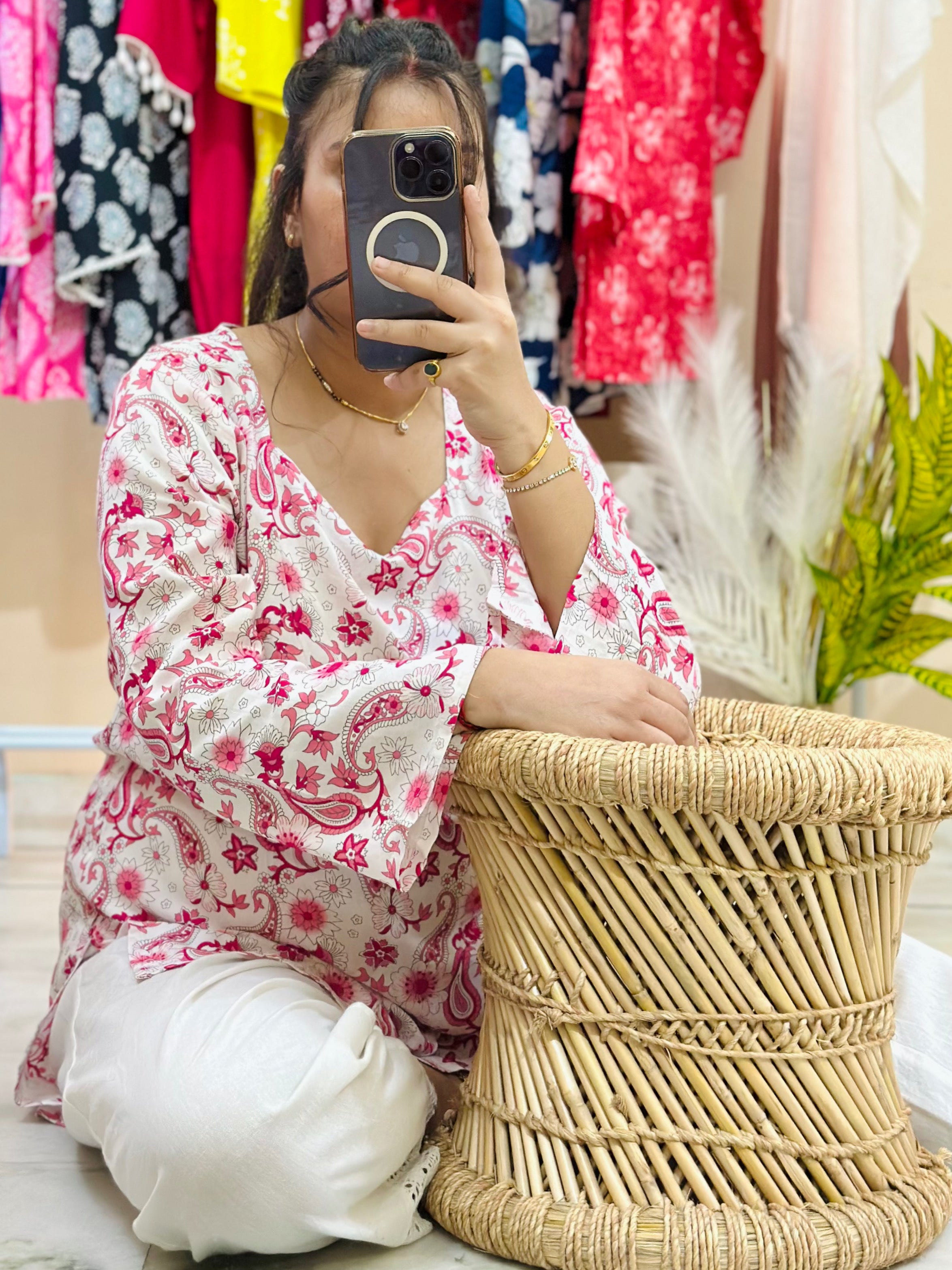 Blush Breeze | Short kurti