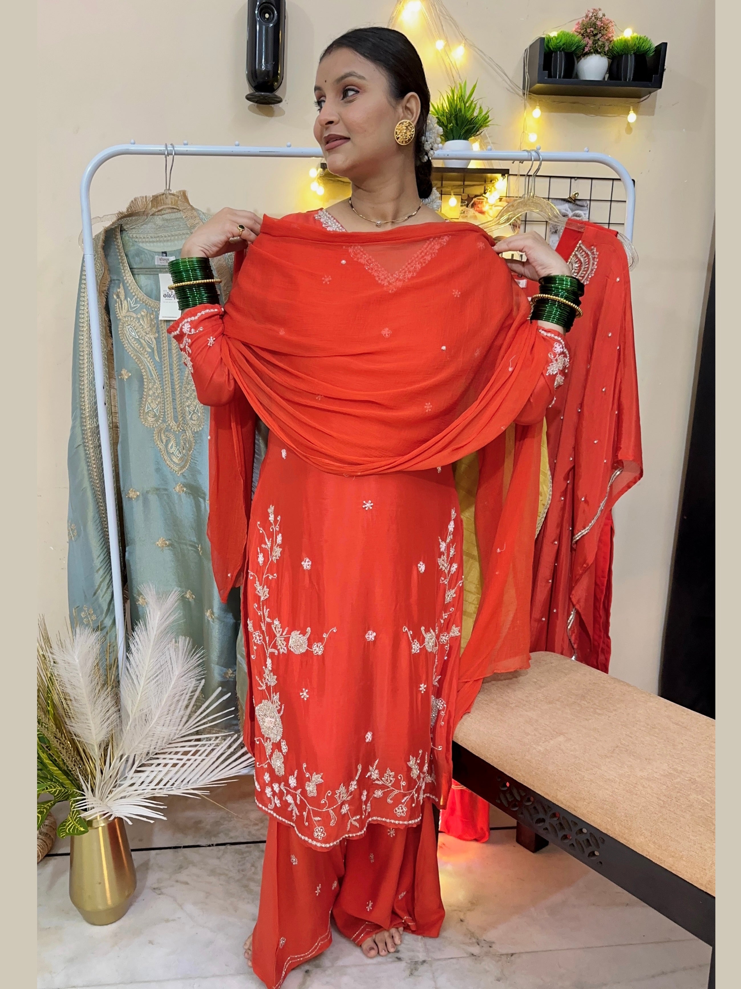Surkh-e-Nazakat | Suit Set
