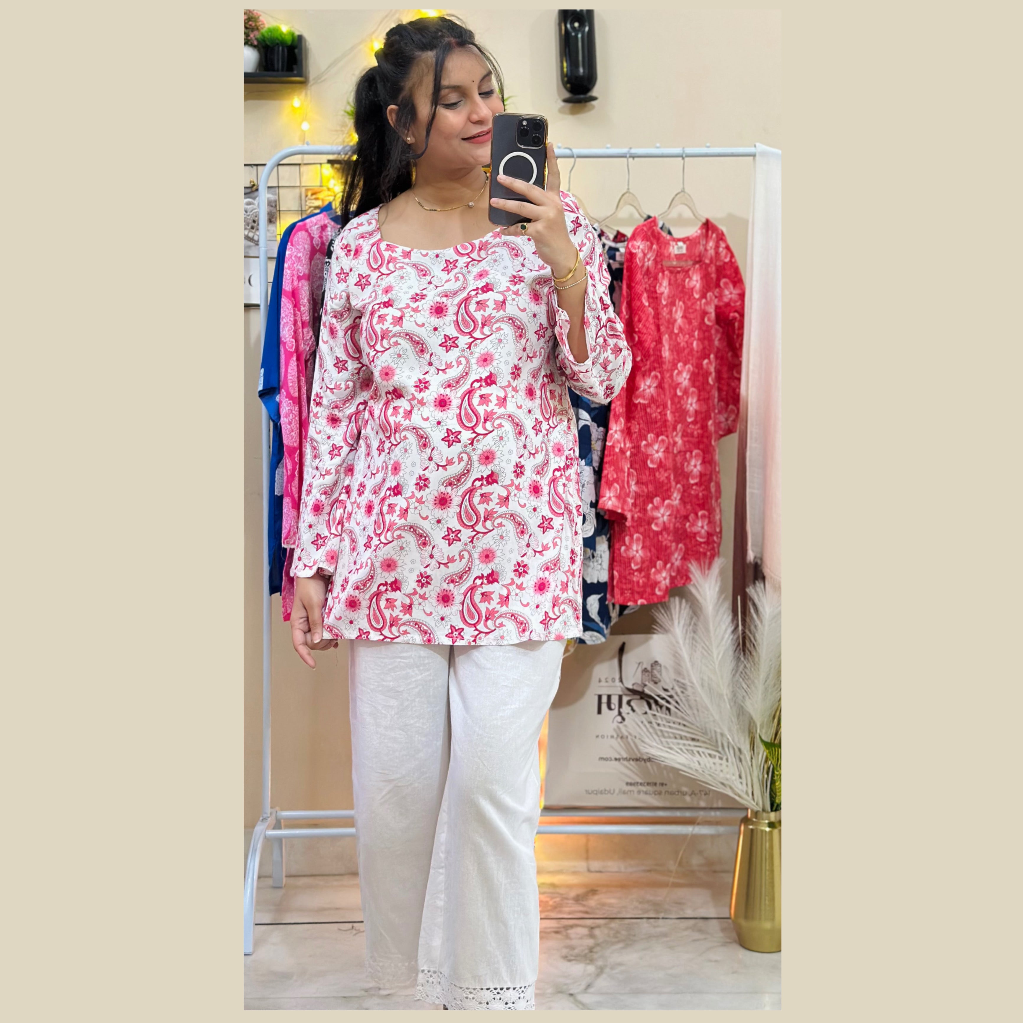 Blush Breeze | Short kurti