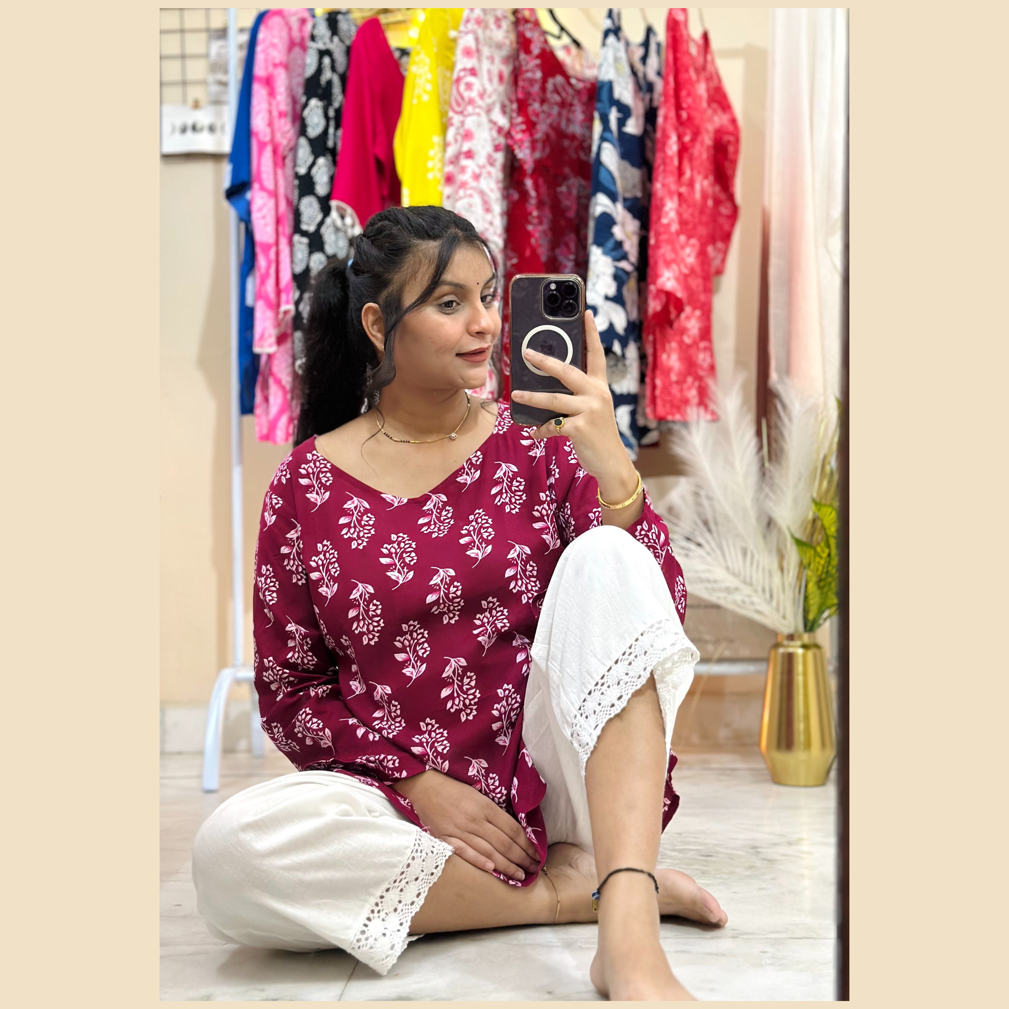 Gulnaar Bloom | Short Kurti