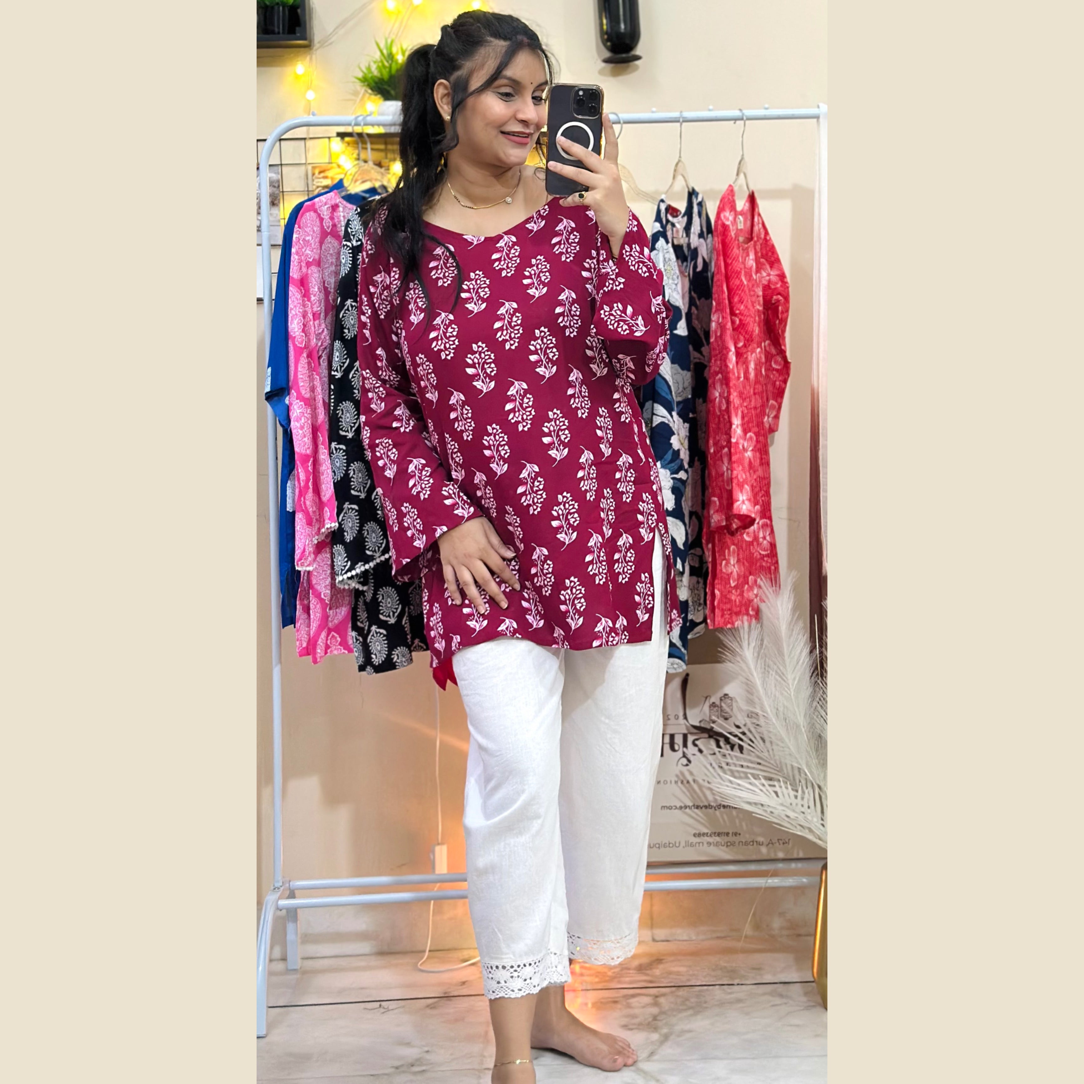 Gulnaar Bloom | Short Kurti