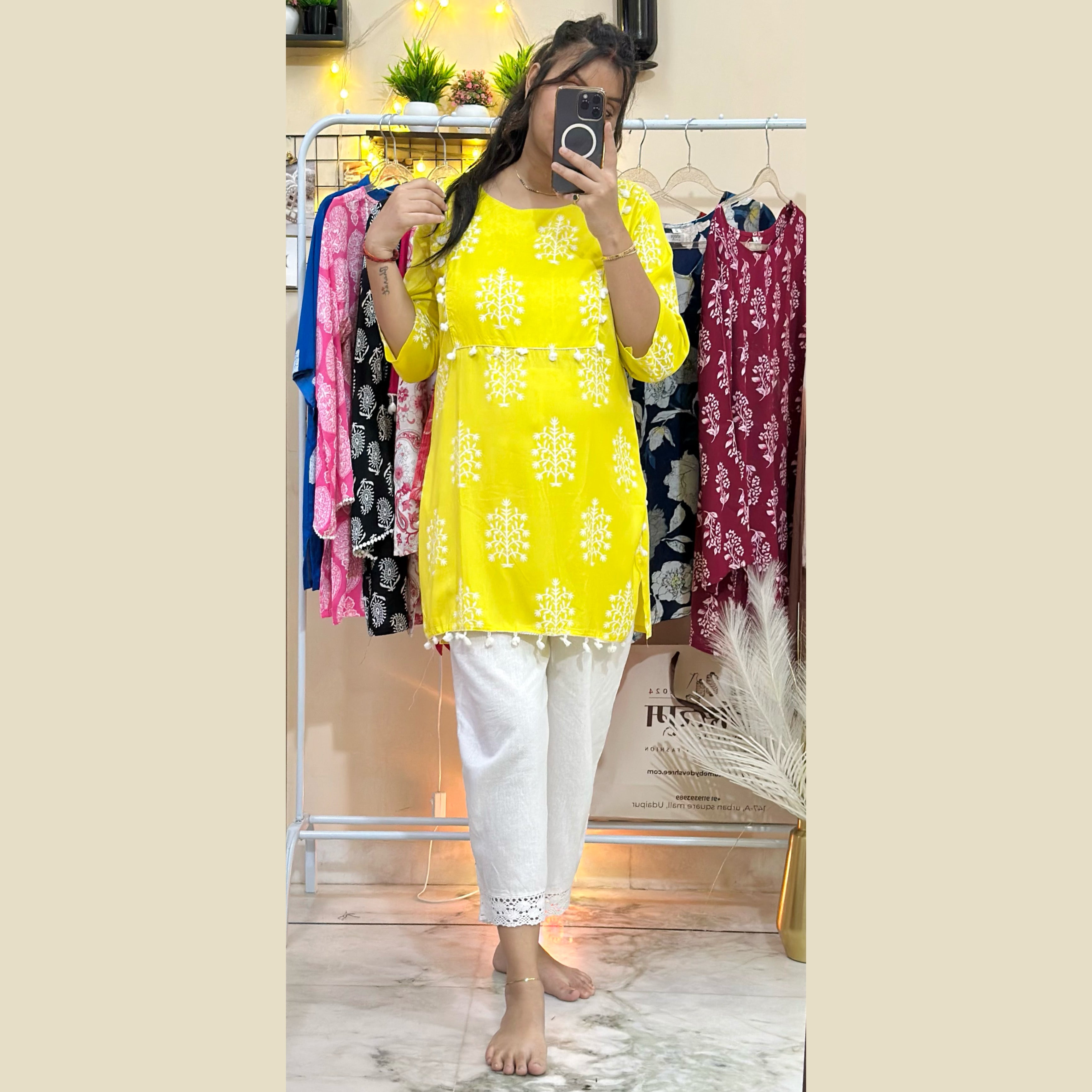 Noor-e-Zard | Short Kurti