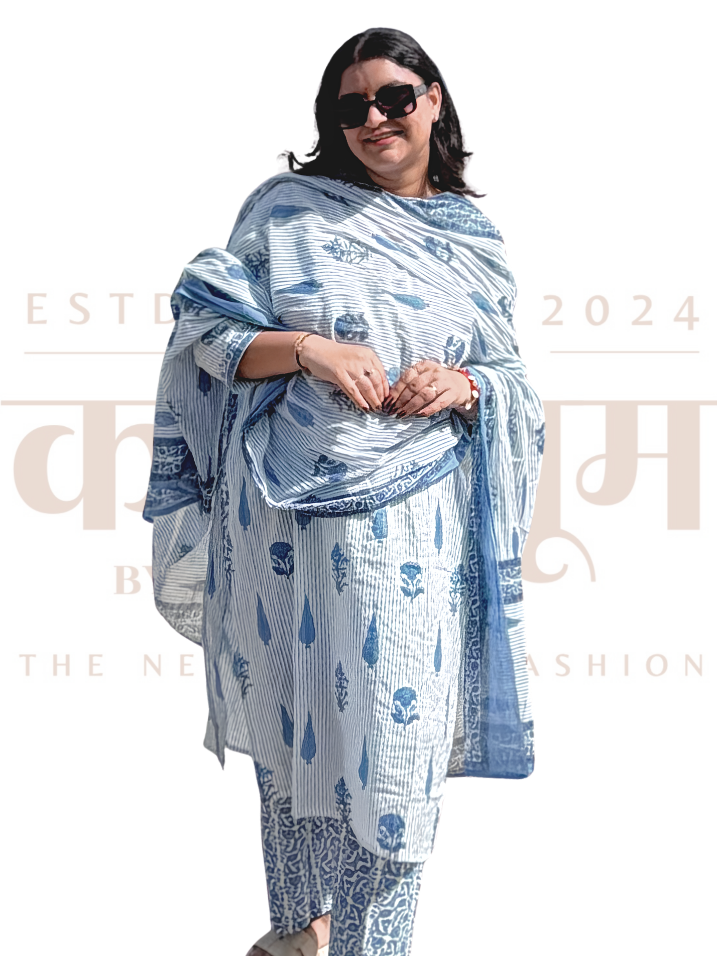 NEELANJALI – Cotton Printed Suit Set